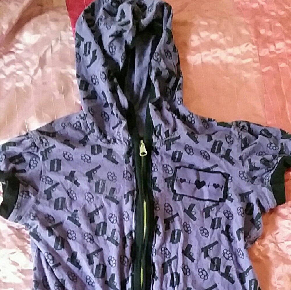 Girls reversible hoodie